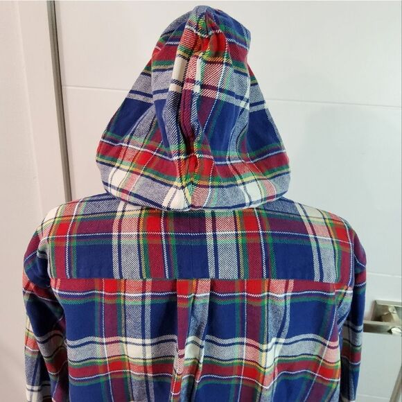 Polo Ralph Lauren Plaid Hoodie Size L - Picture 5 of 12